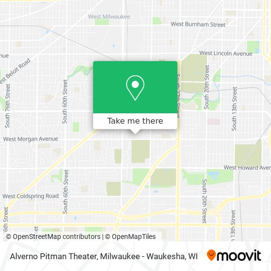 Alverno Pitman Theater map