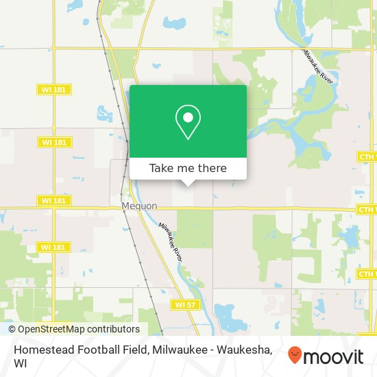 Homestead Football Field map