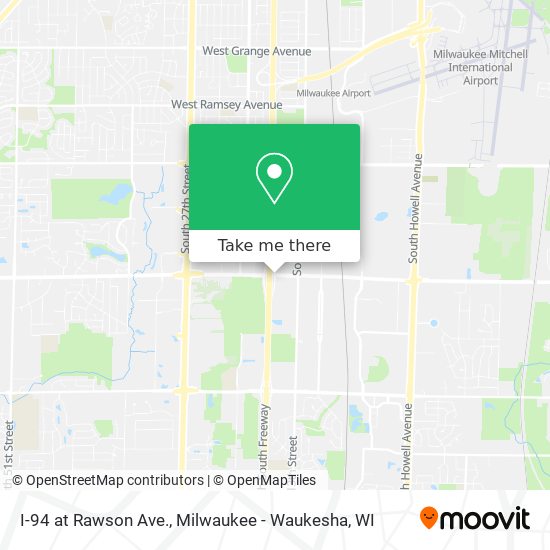 Mapa de I-94 at Rawson Ave.