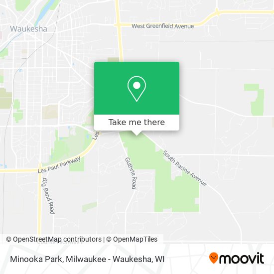 Minooka Park map