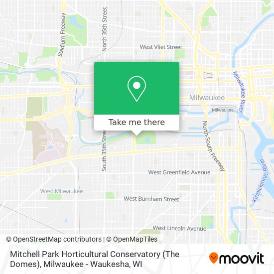 Mitchell Park Horticultural Conservatory (The Domes) map