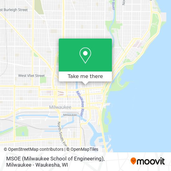 Mapa de MSOE (Milwaukee School of Engineering)