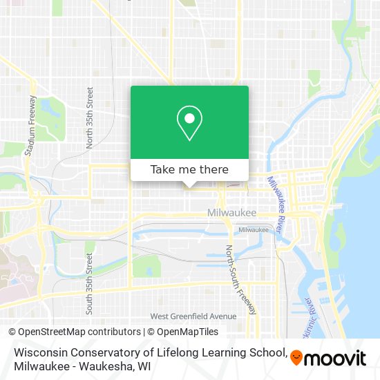 Wisconsin Conservatory of Lifelong Learning School map