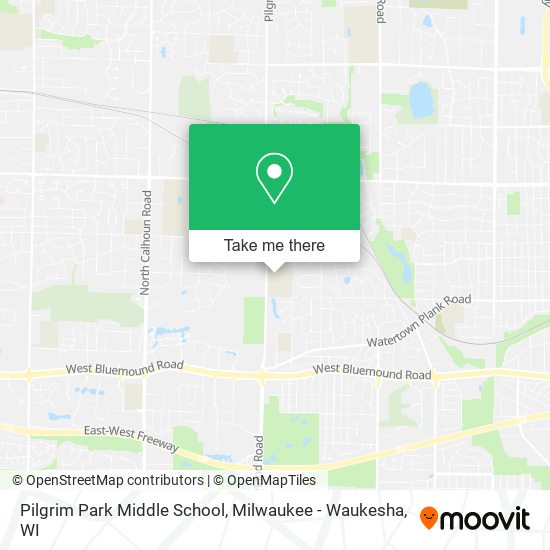 Pilgrim Park Middle School map