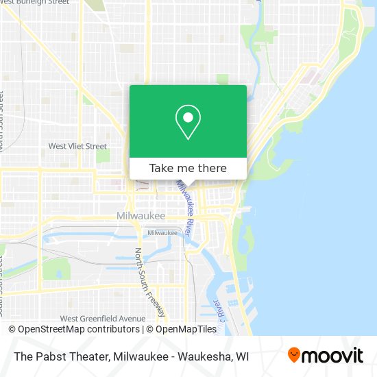 The Pabst Theater map