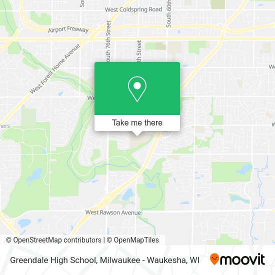 Greendale High School map