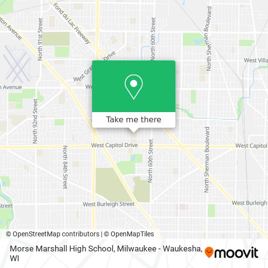 Mapa de Morse Marshall High School