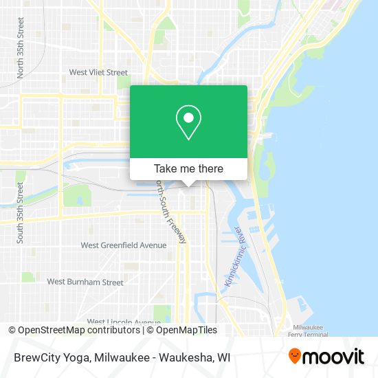 Mapa de BrewCity Yoga