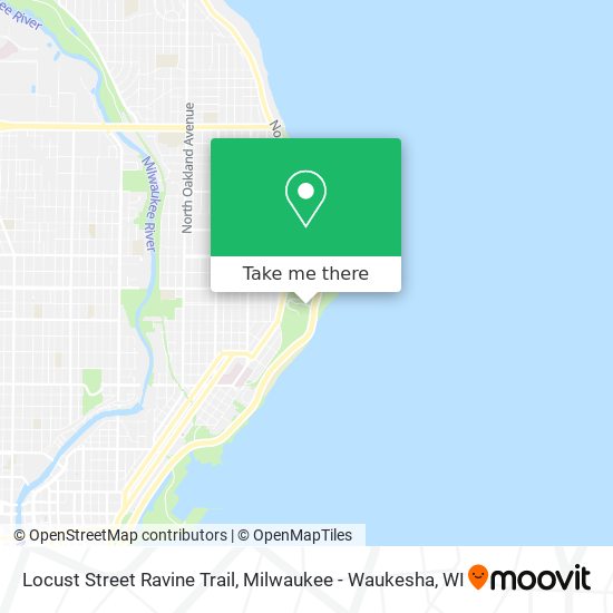 Locust Street Ravine Trail map