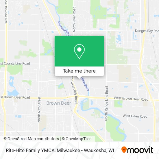 Rite-Hite Family YMCA map
