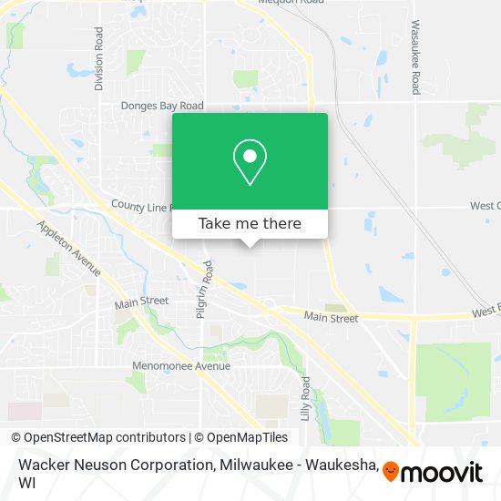 Mapa de Wacker Neuson Corporation
