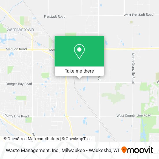 Waste Management, Inc. map
