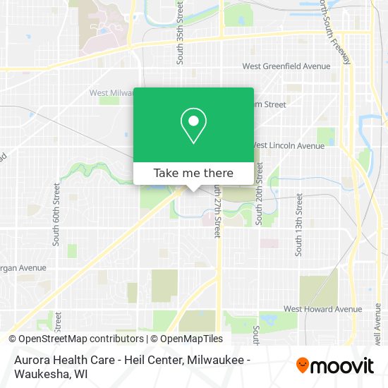 Aurora Health Care - Heil Center map