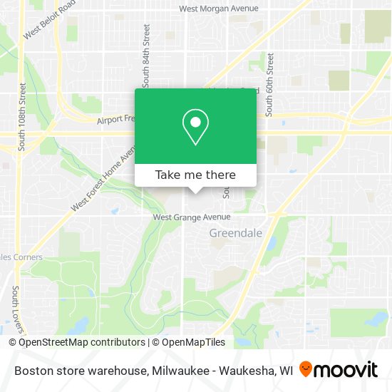 Boston store warehouse map