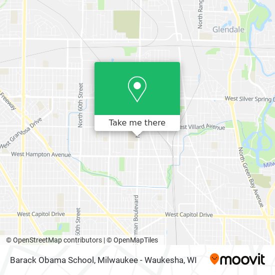 Mapa de Barack Obama School