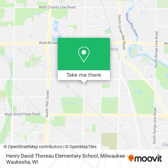 Mapa de Henry David Thoreau Elementary School