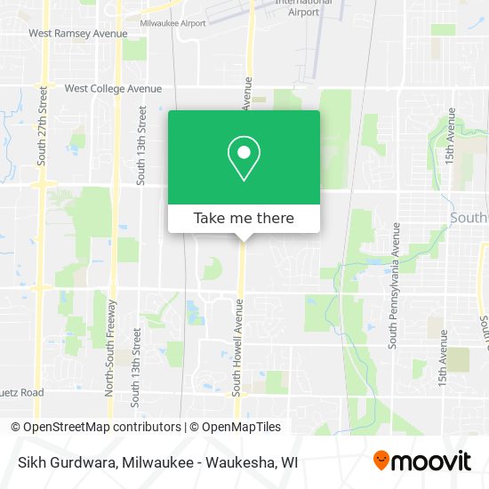 Sikh Gurdwara map