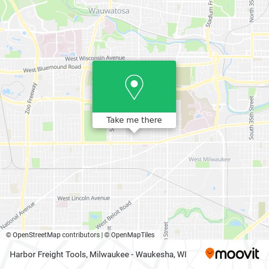 Mapa de Harbor Freight Tools