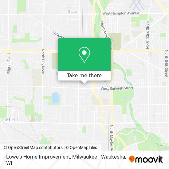 Mapa de Lowe's Home Improvement