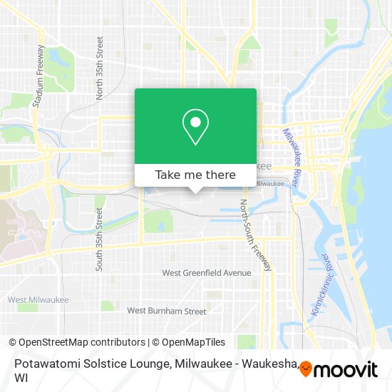 Mapa de Potawatomi Solstice Lounge