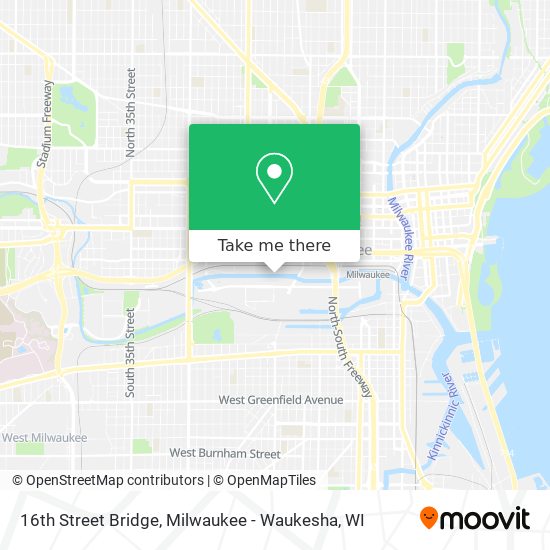 Mapa de 16th Street Bridge
