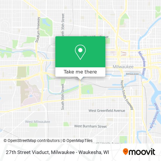27th Street Viaduct map