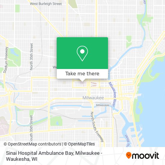 Mapa de Sinai Hospital Ambulance Bay