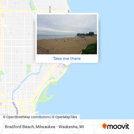Mapa de Bradford Beach