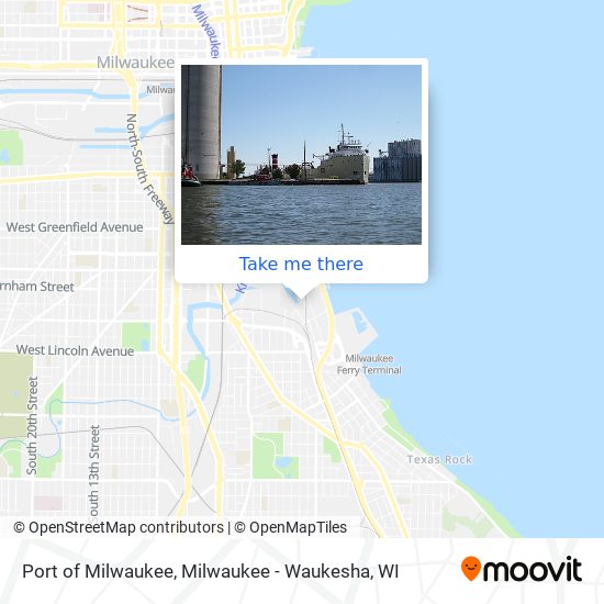 Mapa de Port of Milwaukee