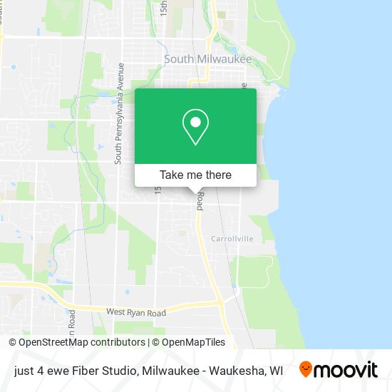 Mapa de just 4 ewe Fiber Studio