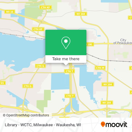 Library - WCTC map