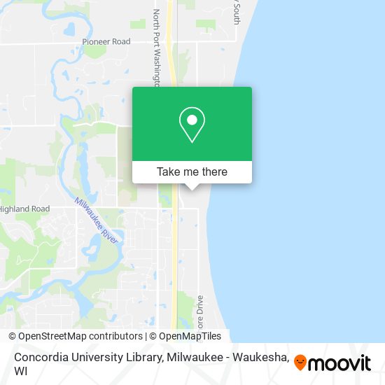 Concordia University Library map