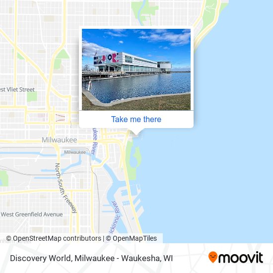 Discovery World map