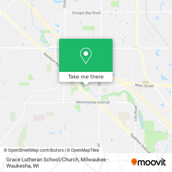 Grace Lutheran School/Church map