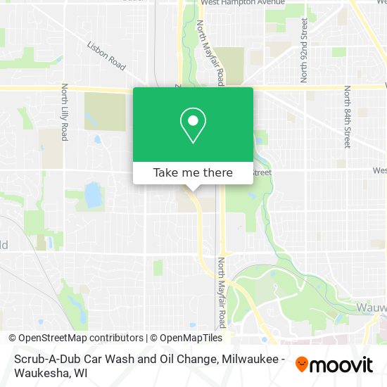 Scrub-A-Dub Car Wash and Oil Change map