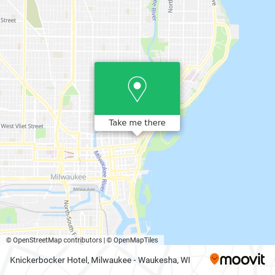 Knickerbocker Hotel map