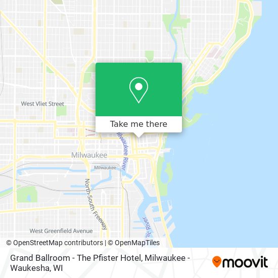 Grand Ballroom - The Pfister Hotel map