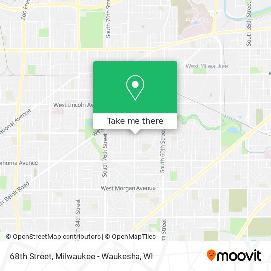 68th Street map