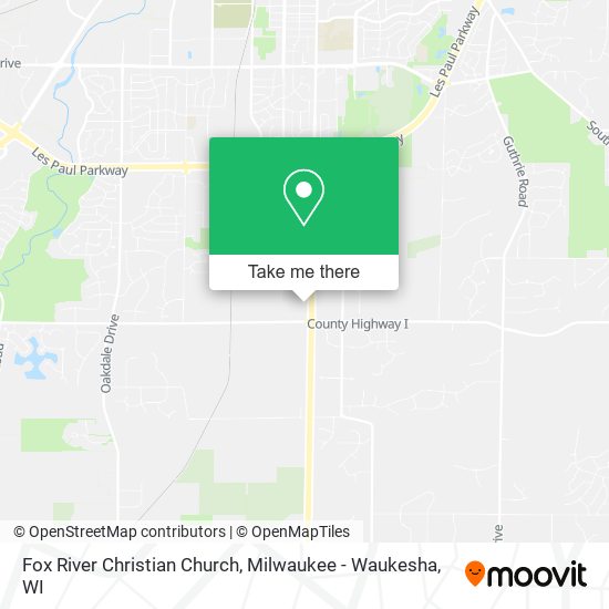 Mapa de Fox River Christian Church