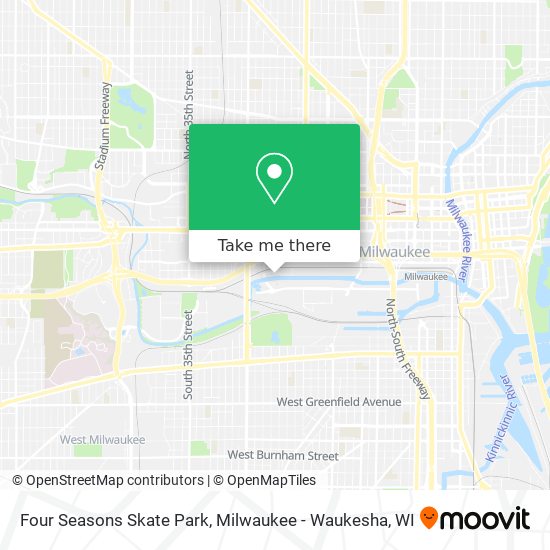 Mapa de Four Seasons Skate Park