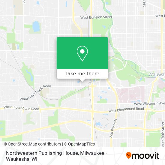 Northwestern Publishing House map