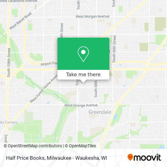 Mapa de Half Price Books