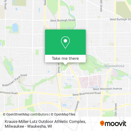 Mapa de Krauss-Miller-Lutz Outdoor Athletic Complex