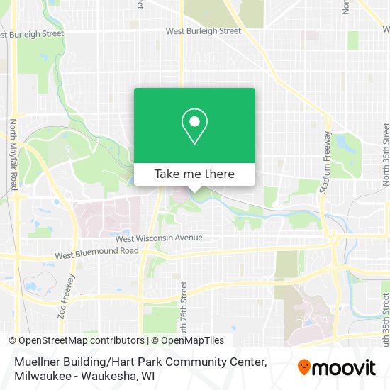 Mapa de Muellner Building / Hart Park Community Center