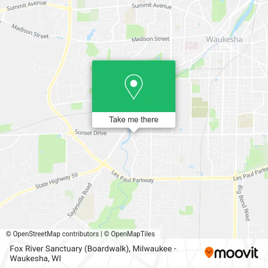 Fox River Sanctuary (Boardwalk) map