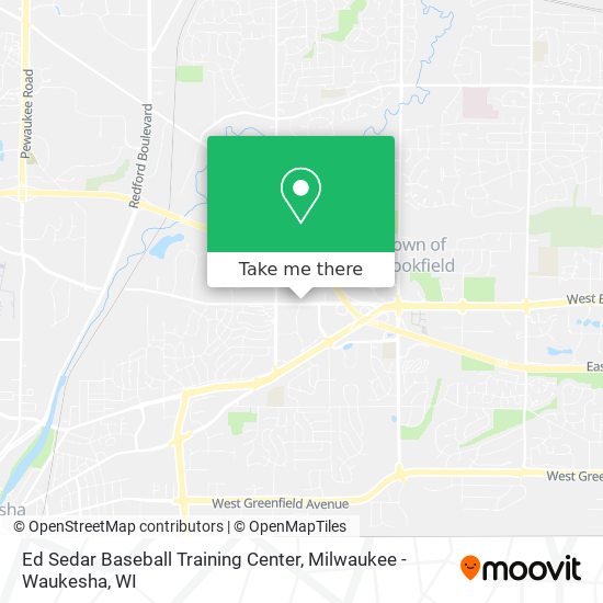 Ed Sedar Baseball Training Center map