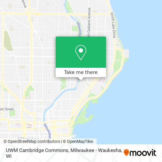 Mapa de UWM Cambridge Commons