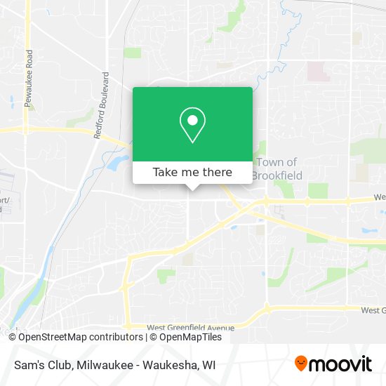 Sam's Club map