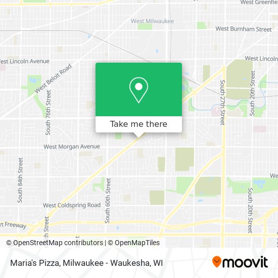 Maria's Pizza map