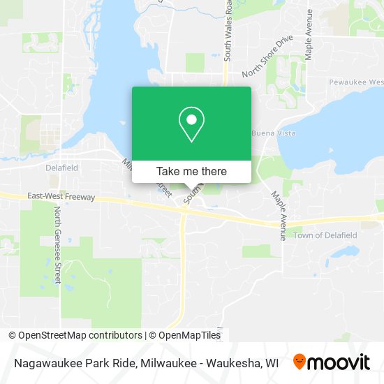 Mapa de Nagawaukee Park Ride